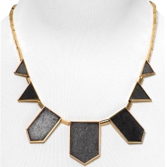 House of Harlow 1960 leather station necklace - Picture 4 of 8